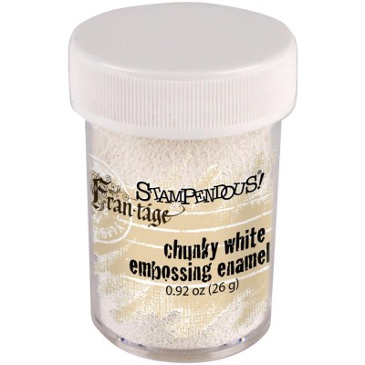 STAMPENDOUS: Frantage poudre à embosser spécialisée couleur "Chunky white" (.85oz)